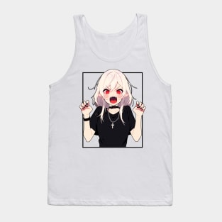 Cute Goth Anime Vampire Tank Top